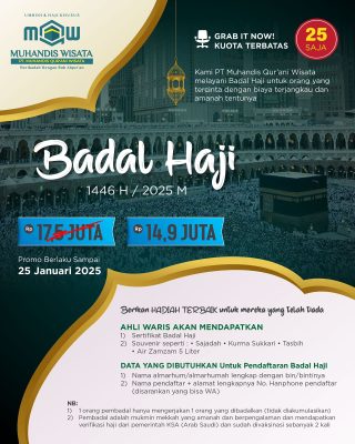 Badal Haji 1446H - 2025M
